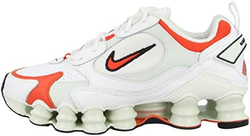 NIKE Women's Shox Tl Nova Running Shoe, Blanco Naranja Team Aura